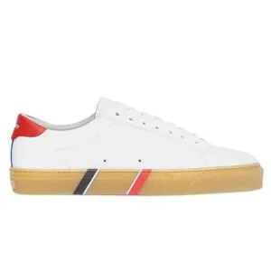 BURBERRY Men's Bio-Based Sneakers and Amber Size 41/US 8 In White