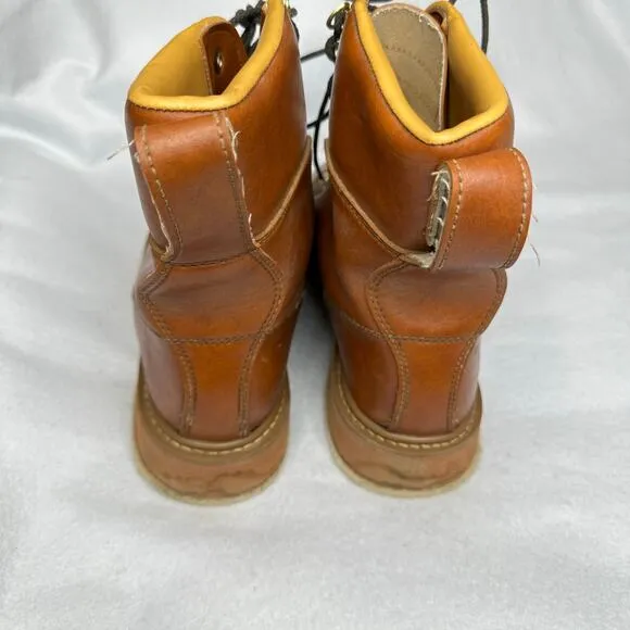 Cabela's Leather Master Guide Felt Bottom Wading Boots Fly Fishing Mens 11.5
