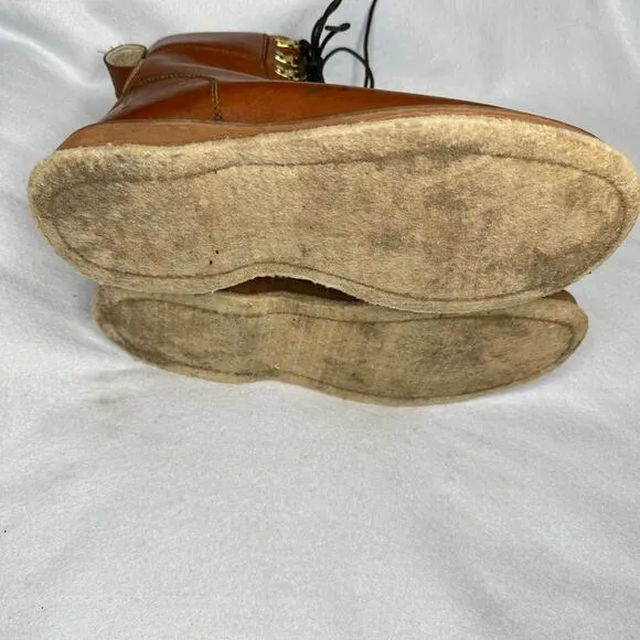Cabela's Leather Master Guide Felt Bottom Wading Boots Fly Fishing Mens 11.5