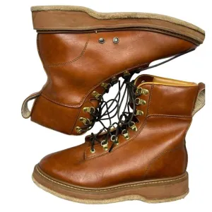 Cabela's Leather Master Guide Felt Bottom Wading Boots Fly Fishing Mens 11.5