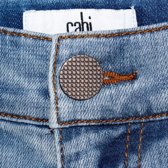 Cabi &quot;Austin&quot; Distressed Denim Shorts