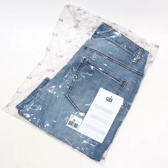 Cabi &quot;Austin&quot; Distressed Denim Shorts