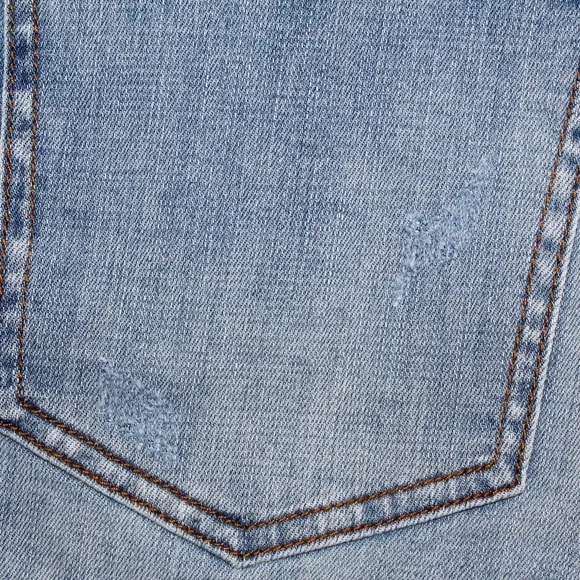 Cabi &quot;Austin&quot; Distressed Denim Shorts