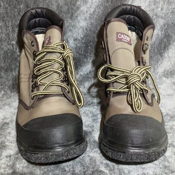 Caddis Beige Wading Boots Felt Sole Size 8 NWOT Fishing Outdoor Utility Gear