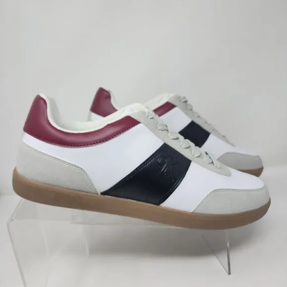 Calvin Klein Casual Sneakers Mens 12 White Codrin Streetwear Logo Comfort Shoes
