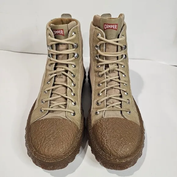 Camper Ground Michelin Outsole Ankle Hiking Combat Boots
