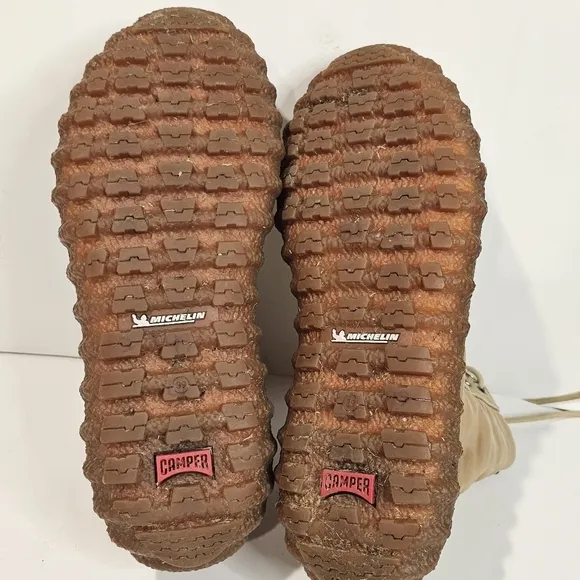 Camper Ground Michelin Outsole Ankle Hiking Combat Boots