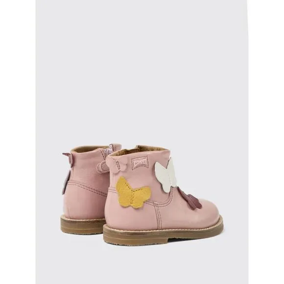 Camper Little Butterfly Boots Kids Pink Footwear