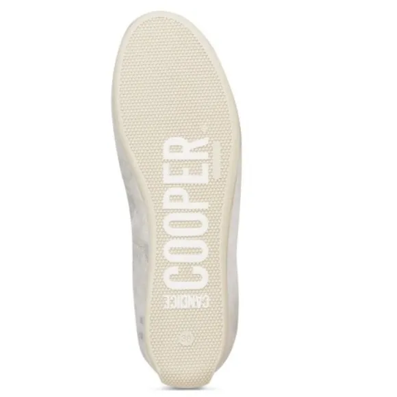 Candice Cooper Silver Leather  Loafers, Size 38, NWT
