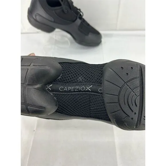 Capezio DS11 Fierce Unisex Black Dance Sneakers Men's Size 10