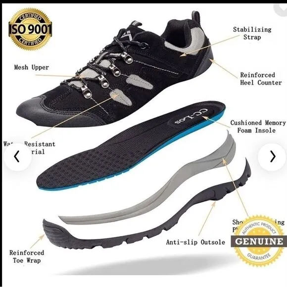 CC-Los Men’s Hiking Shoes Boots sz 7 Waterproof Anti-Skid NEW # Box K216