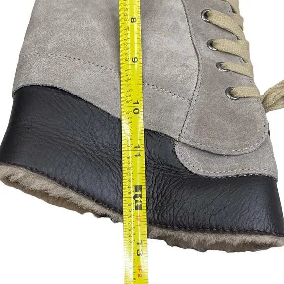 Celtic &amp; Co. Women's Boxer Light Grey Suede Winter Boots Size 40 US 9