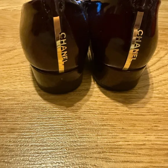 CHANEL Kitten Patent Leather Heels. Size 36.5UK, 6.5US