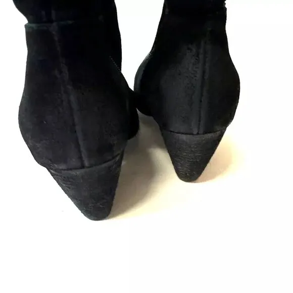 Charles by Charles David Womens 7 M Black Slouch High Heeled Boots NIB YW2