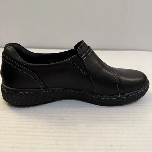 Clarks Caroline Pearl Womens Solid Faux Leather Loafers