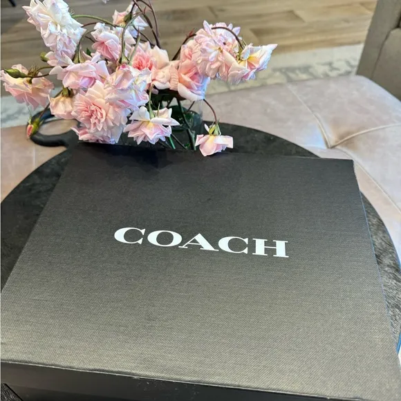 Coach Black Leather Loafers