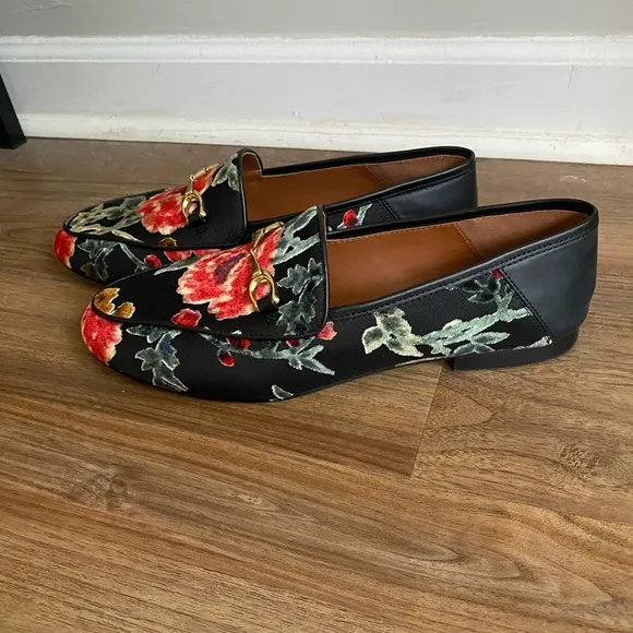 Coach Floral Rose Jacquard Loafer-Size 9