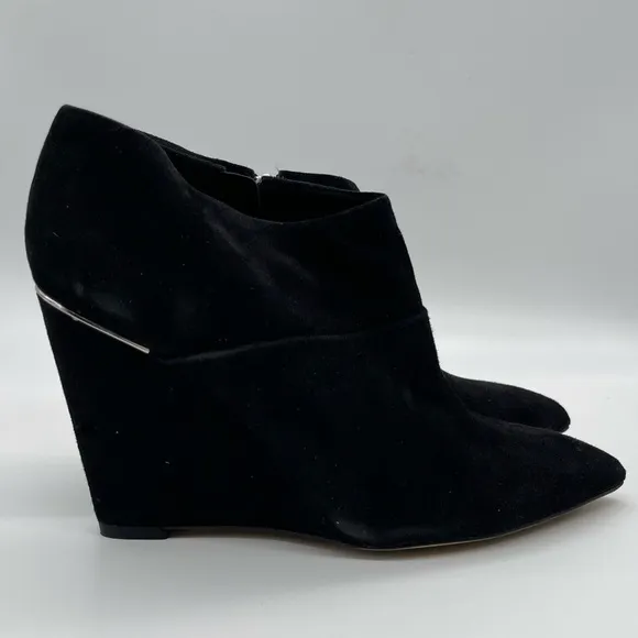 Coach Leather Suede wedge Boots