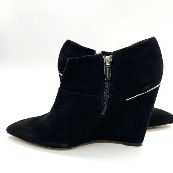 Coach Leather Suede wedge Boots