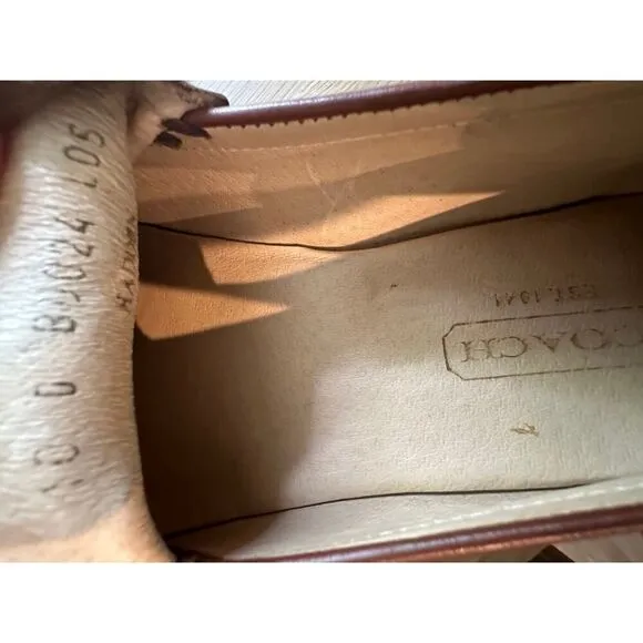 Coach leather Men loafers