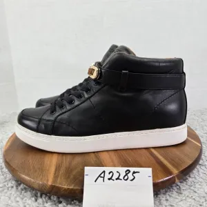 Coach Richmond Swagger High Top Black Casual Hidden Wedge Sneakers Womens 10 B