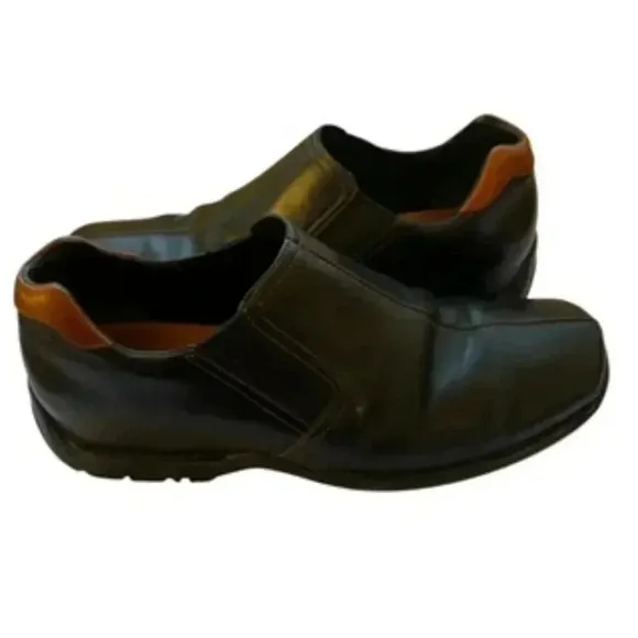 Cole Haan Black Leather Slip On Loafers Men’s Size 9.5 EUC