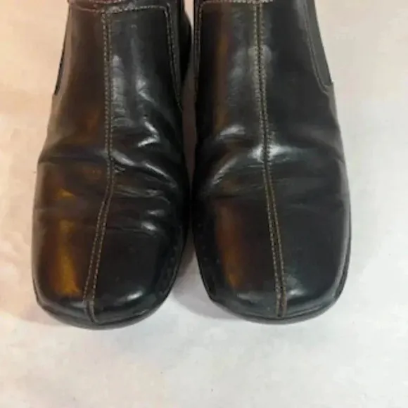Cole Haan Black Leather Slip On Loafers Men’s Size 9.5 EUC
