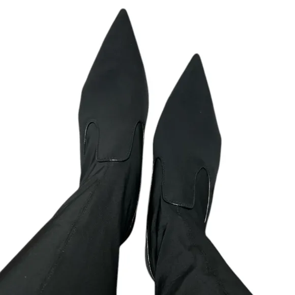 Cole Haan Boots Stretch Sock 8 Black Pointed