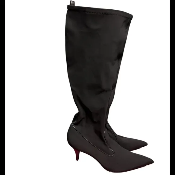 Cole Haan Boots Stretch Sock 8 Black Pointed