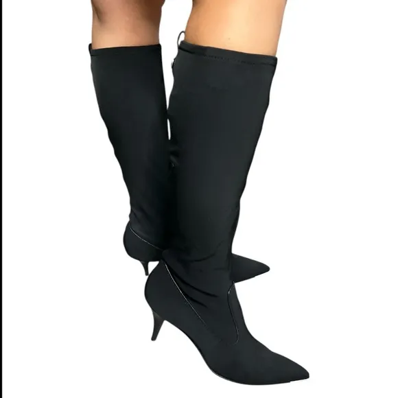 Cole Haan Boots Stretch Sock 8 Black Pointed