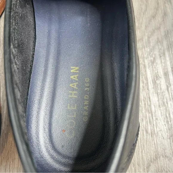Cole Haan Feathercraft Loafers Mens‎ Sz 11.5 C29710 Grand Venetian Leather Black