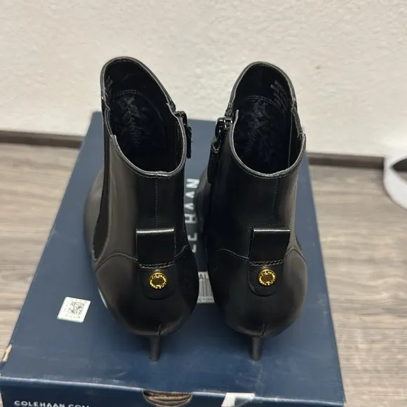 Cole Haan Go-To-Park Leather Booties (FLOOR SAMPLE)