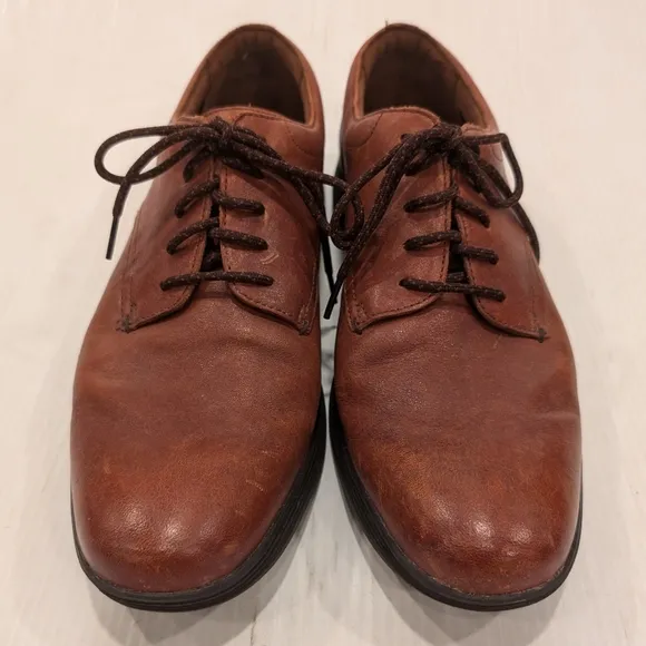 COLE HAAN Grand OS men's brown leather oxford loafers size 12