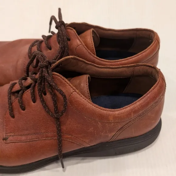 COLE HAAN Grand OS men's brown leather oxford loafers size 12