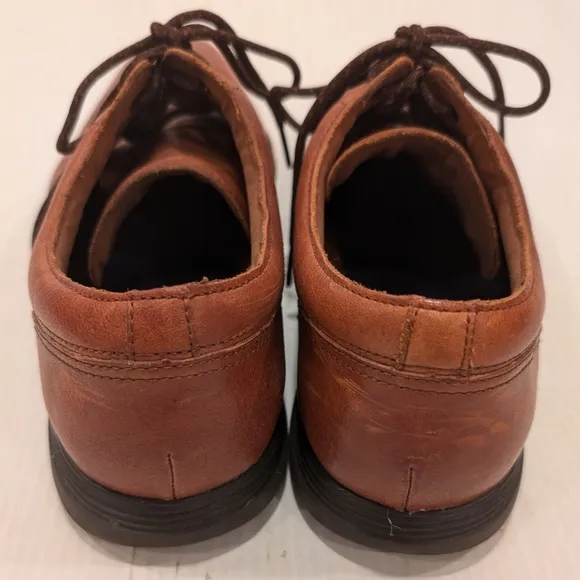COLE HAAN Grand OS men's brown leather oxford loafers size 12