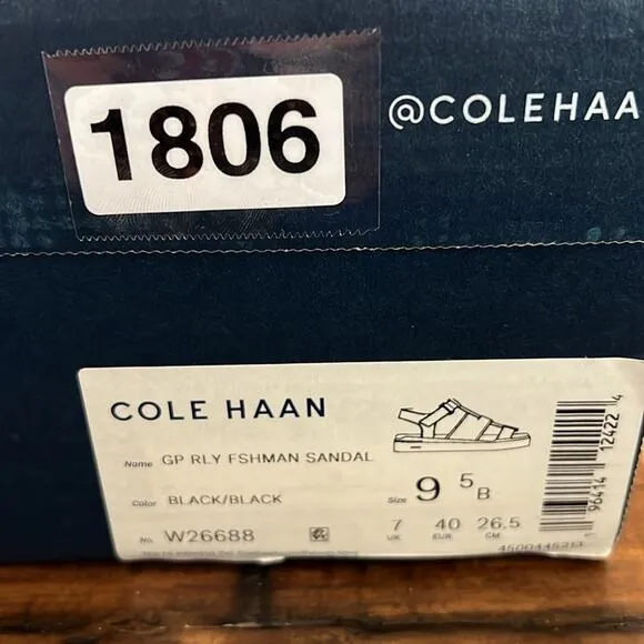 Cole Haan Grand Pro Rally Leather Fisherman Sandals NEW Size 9.5