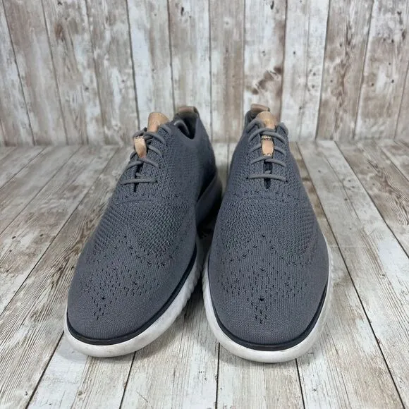 Cole Haan GrandPro Knit Oxford Shoes‎ Gray Casual Comfort Men's Sneakers