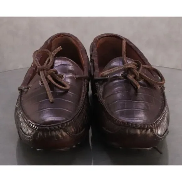 Cole Haan Gunnison Driver Men's Driving Loafers Shoes Size 9 D Croc Print C05921
