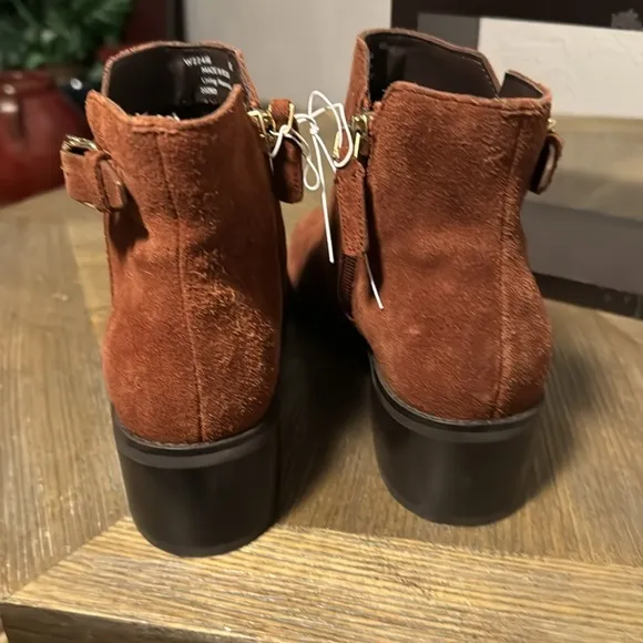 Cole Haan Haidyn Bootie (45mm) Leather Ankle Boots (A0005)