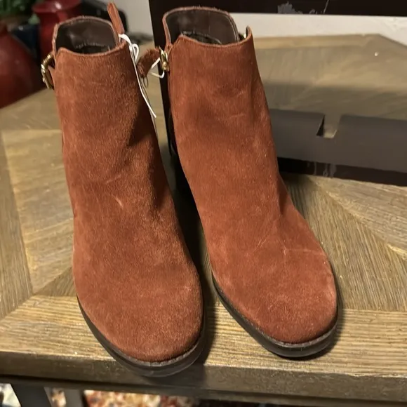 Cole Haan Haidyn Bootie (45mm) Leather Ankle Boots (A0005)