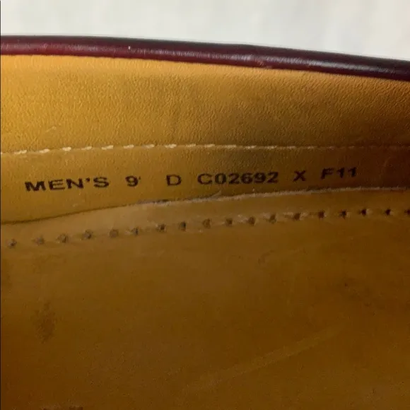 Cole Haan Leather Kiltie Tassel Loafers Size 9D