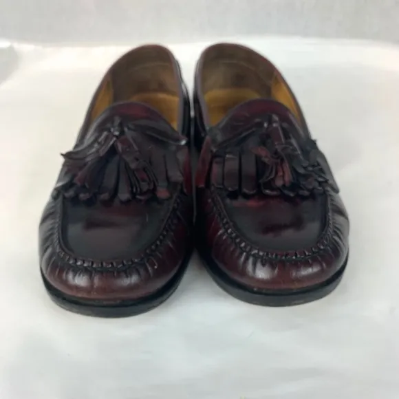 Cole Haan Leather Kiltie Tassel Loafers Size 9D