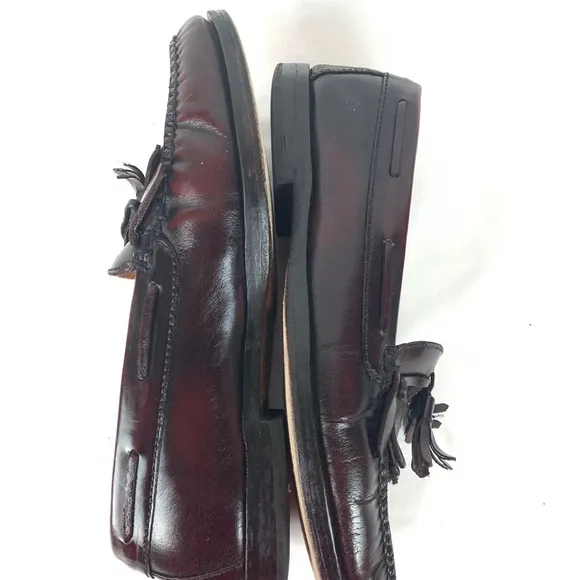 Cole Haan Leather Kiltie Tassel Loafers Size 9D