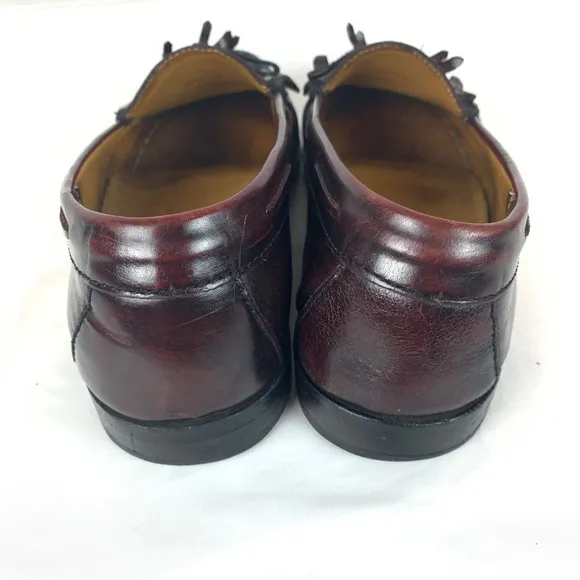 Cole Haan Leather Kiltie Tassel Loafers Size 9D
