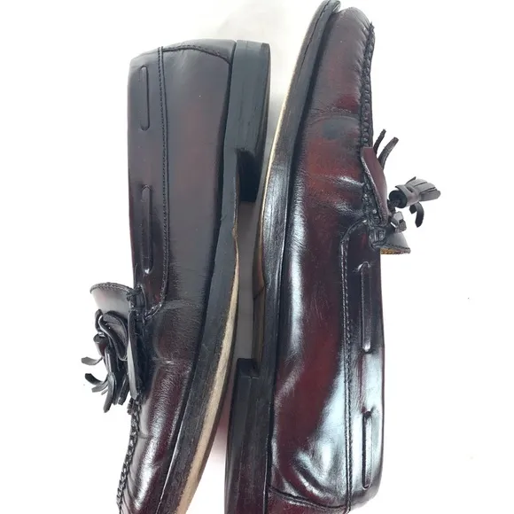 Cole Haan Leather Kiltie Tassel Loafers Size 9D