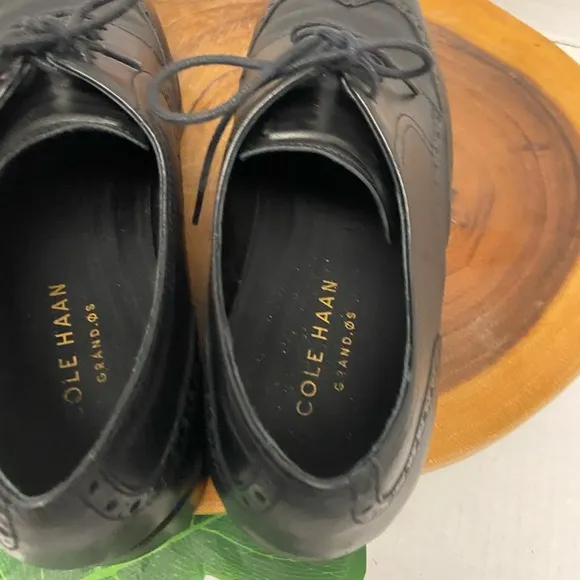 Cole Haan Leather Laced Oxford Wing Tip Loafers