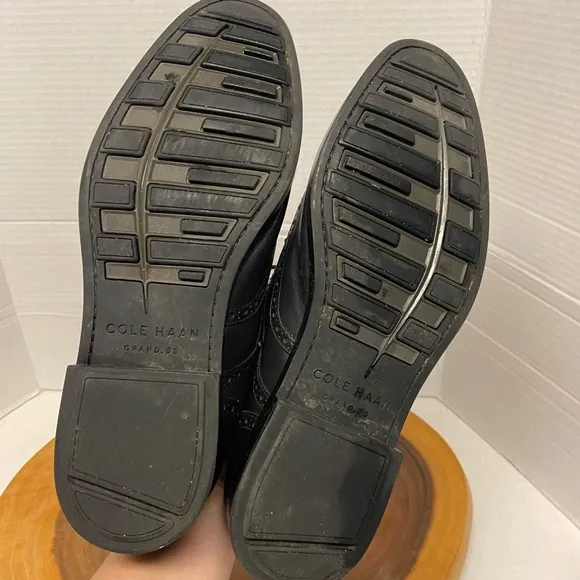 Cole Haan Leather Laced Oxford Wing Tip Loafers