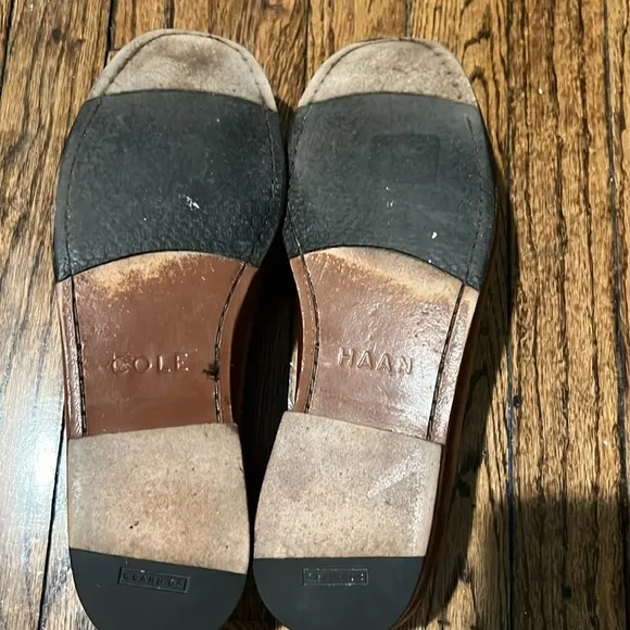 Cole Haan Leather Loafers 👞 Cognac men’s size 9.5 W