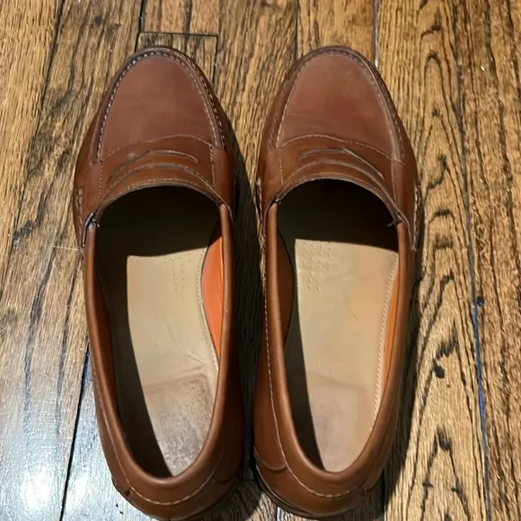 Cole Haan Leather Loafers 👞 Cognac men’s size 9.5 W