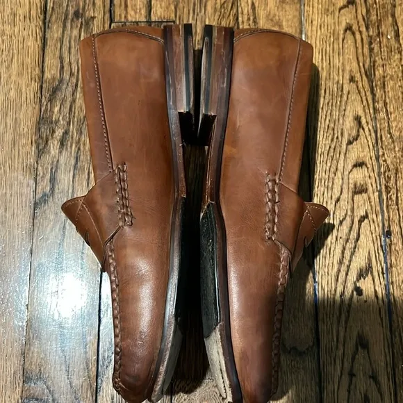 Cole Haan Leather Loafers 👞 Cognac men’s size 9.5 W